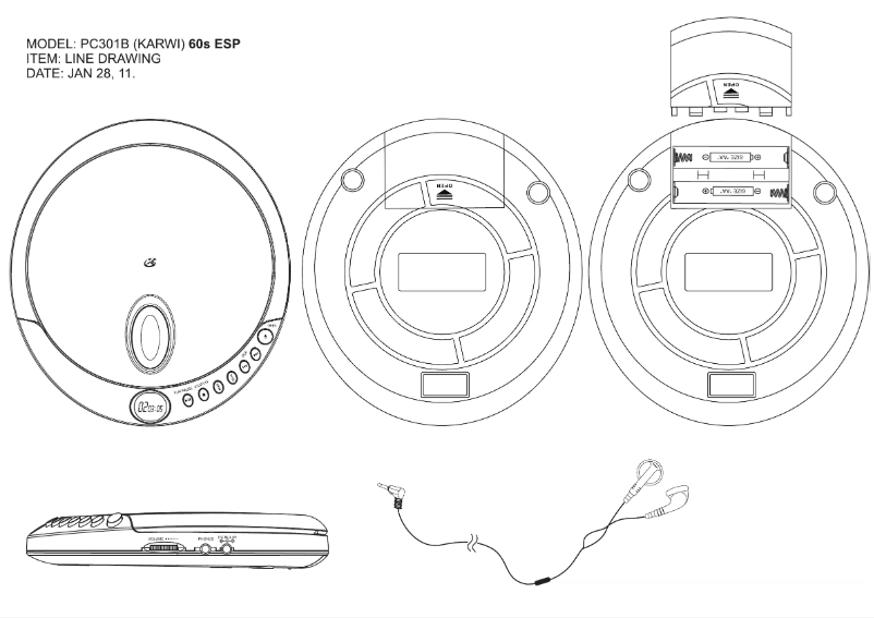 First page image of the manual for PC301B