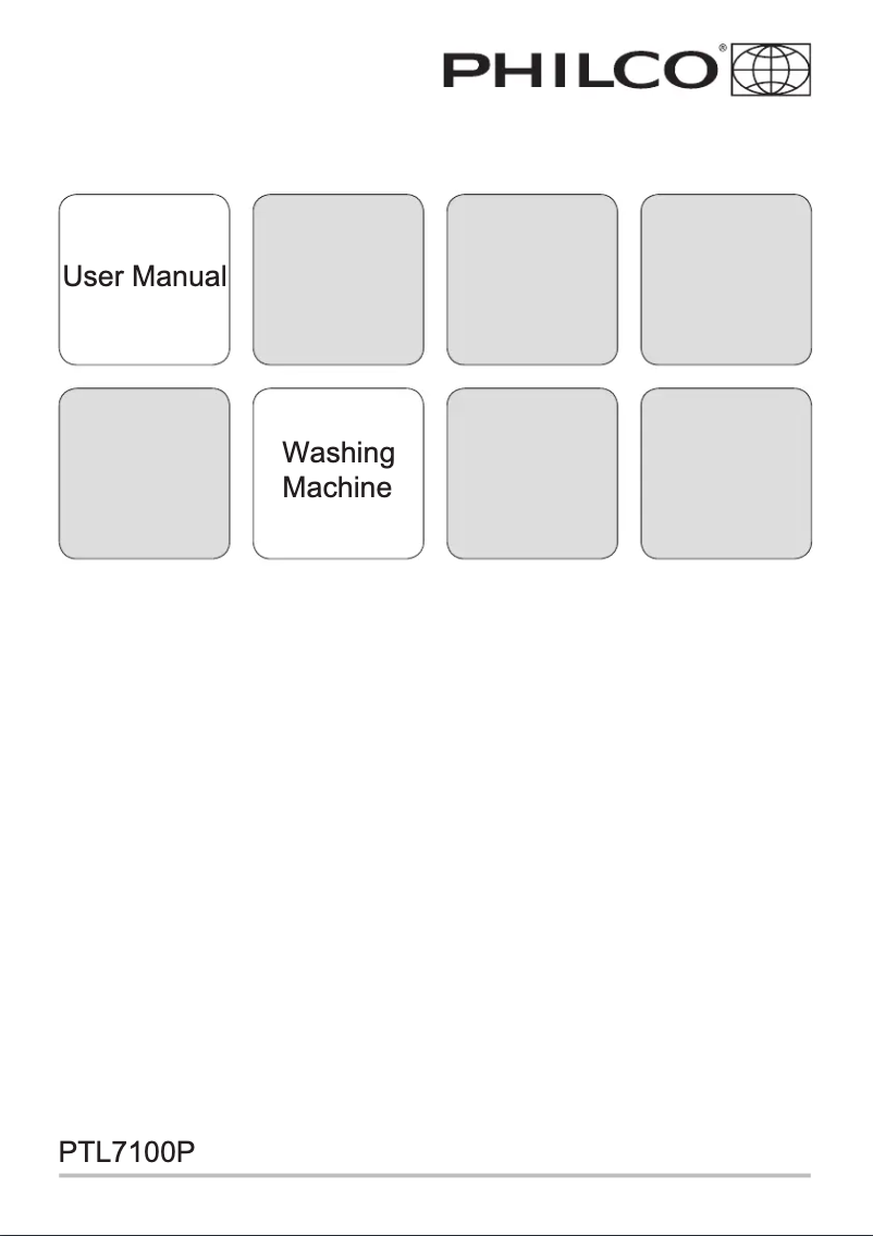Page 1 of the manual User Manual Philco PTL7100P