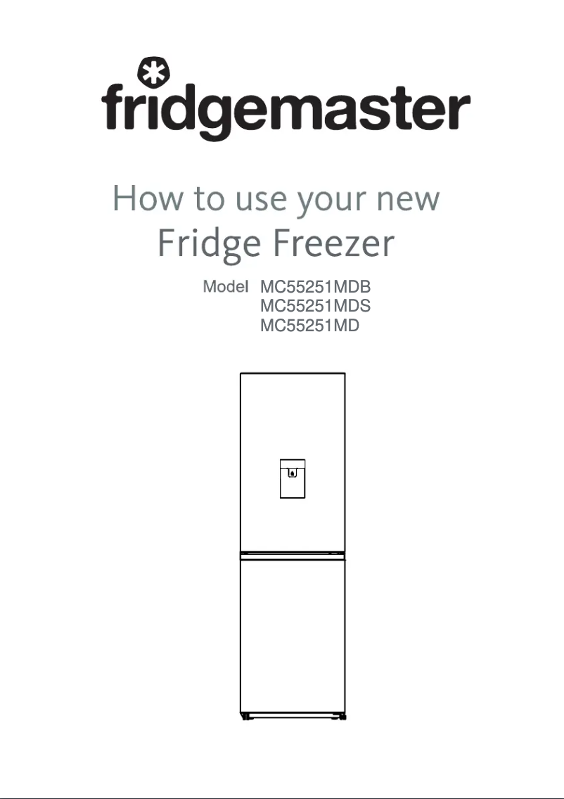 Page 1 of the manual User Manual Fridgemaster MC55251MDS