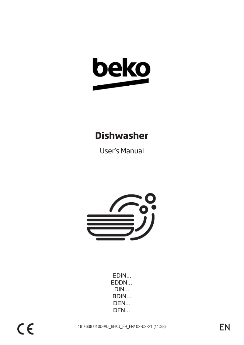 Page 1 of the manual User Manual Beko DIN48Q21