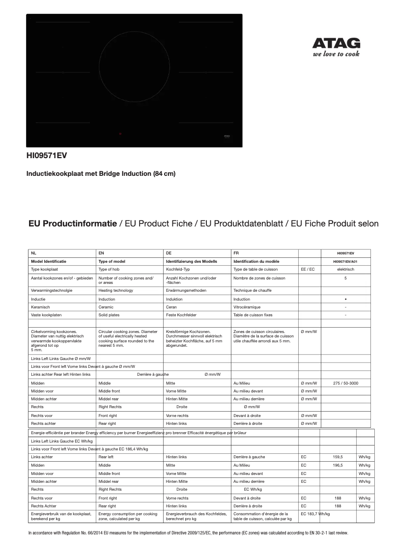 First page image of the manual for HI09571EV