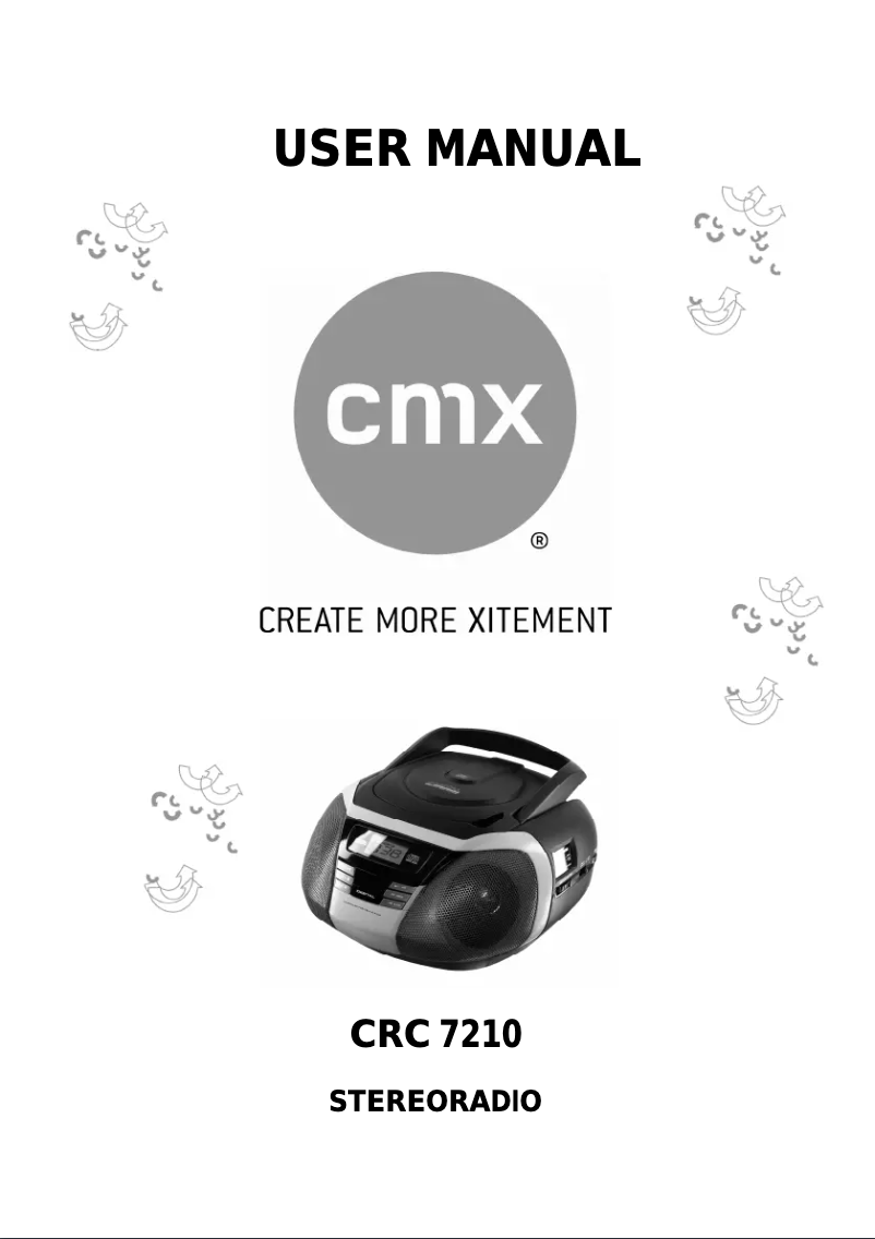 First page image of the manual for CRC 7210