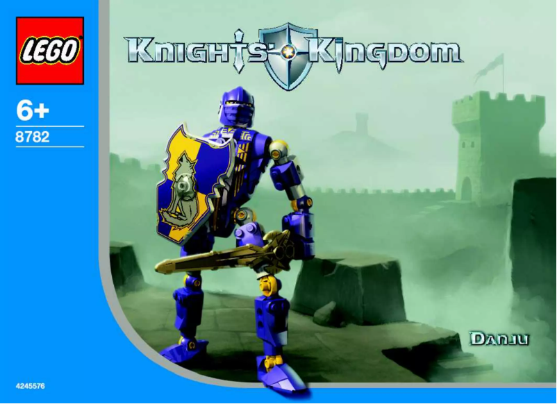 First page image of the manual for Knights Kingdom 8782