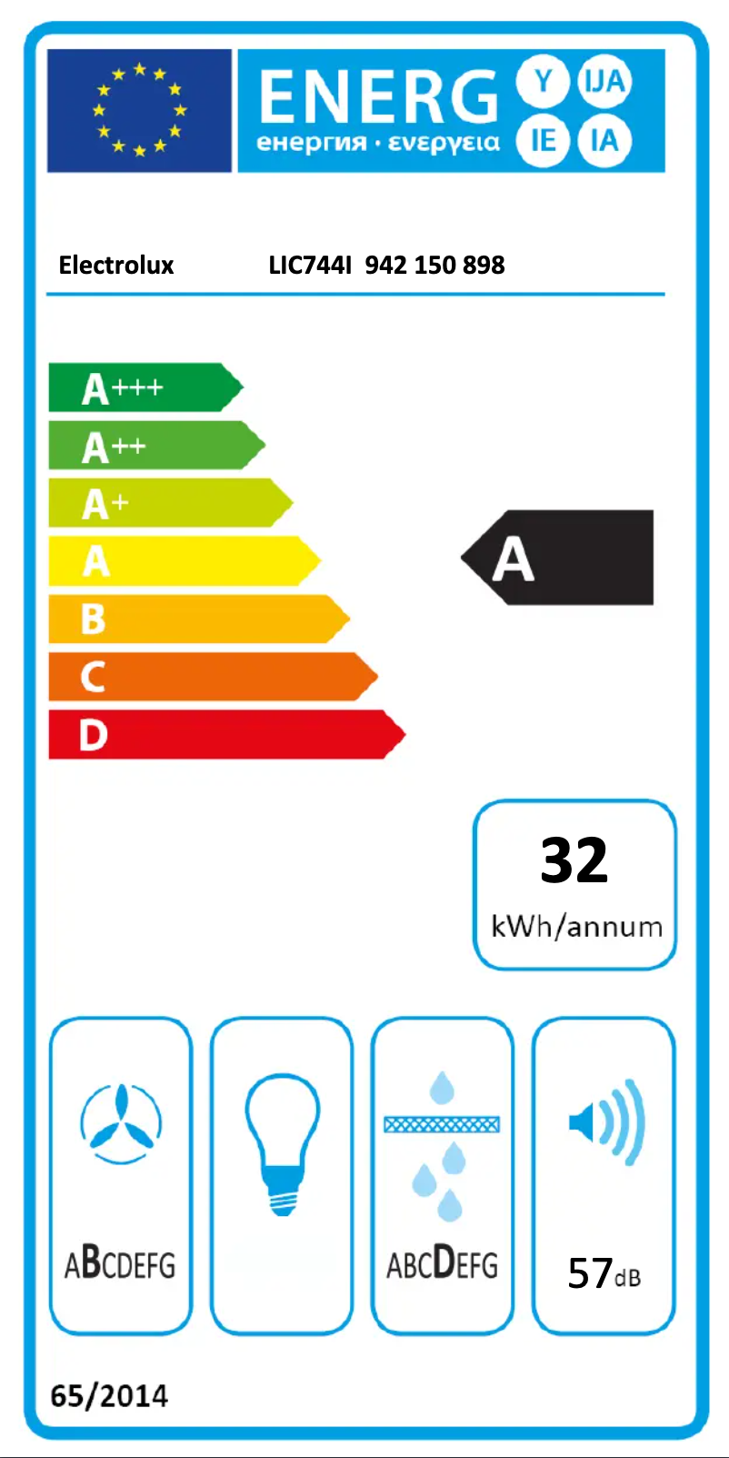 First page image of the manual for LIC744I
