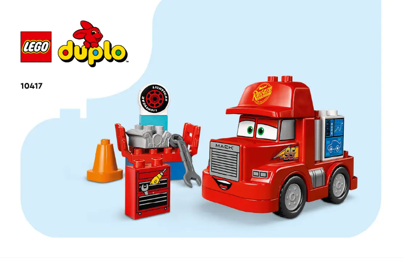 First page image of the manual for Duplo 10417