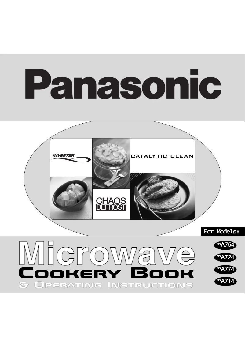 Page 1 of the manual User Manual Panasonic NN-A724