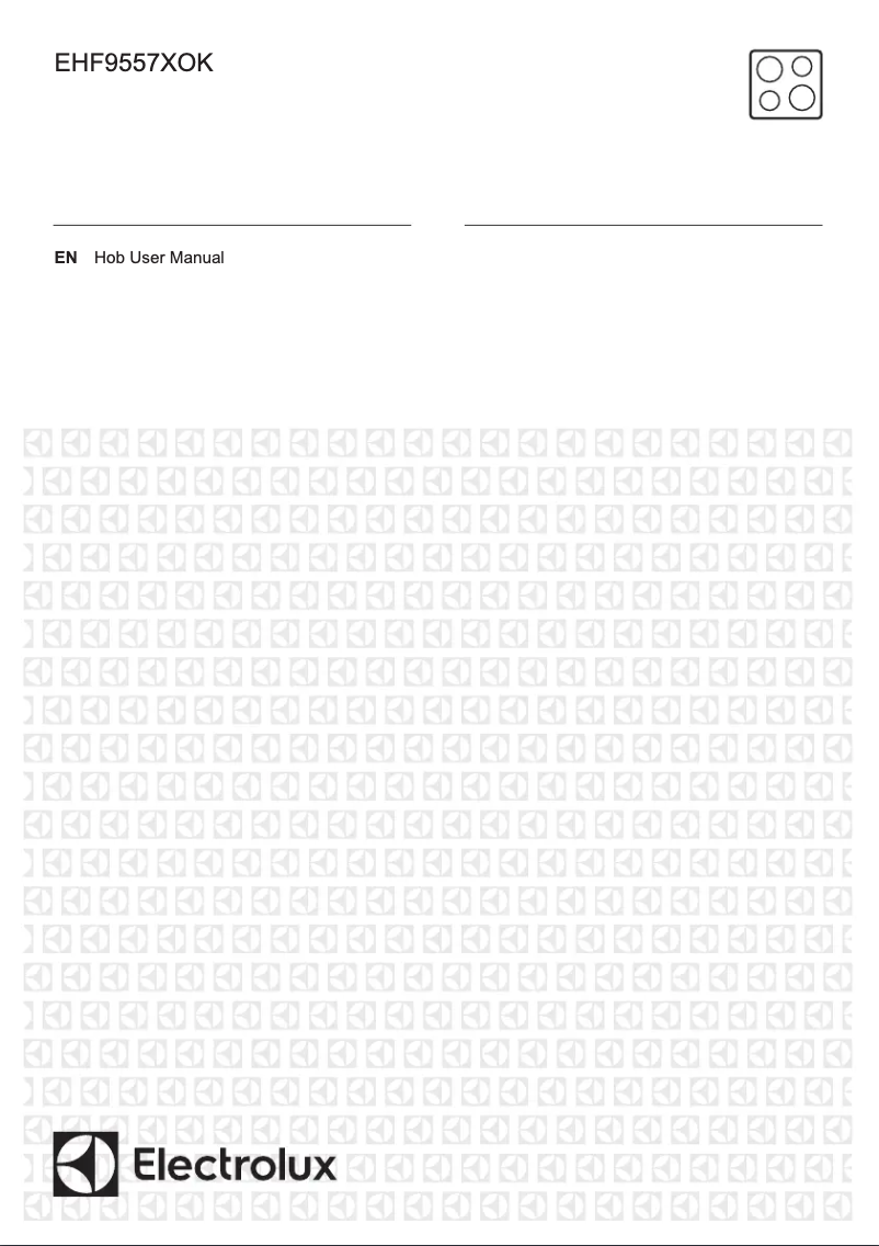 Page 1 of the manual User Manual Electrolux EHF9557XOK