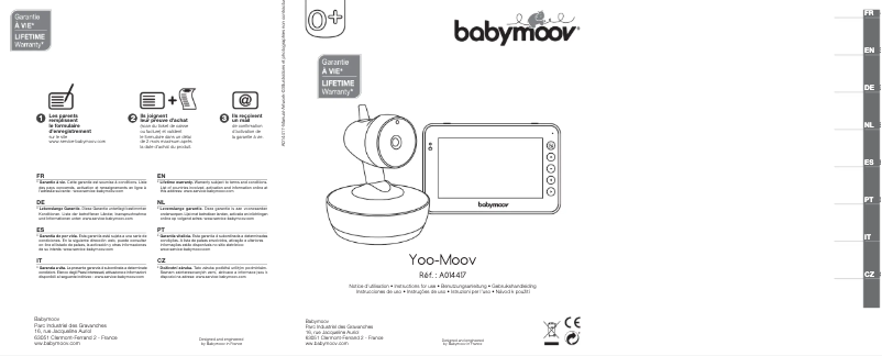 Page 1 of the manual User Manual Babymoov YOO-MOOV