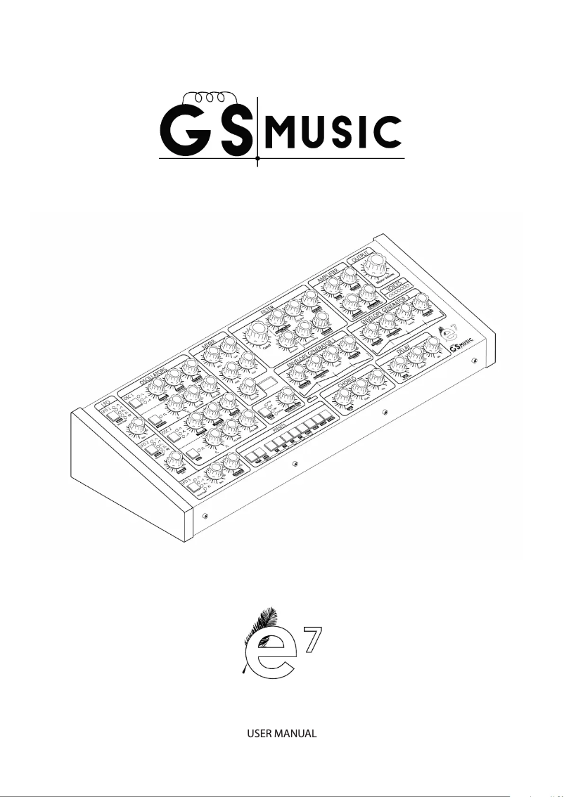 Page 1 of the manual User Manual GS Music e7