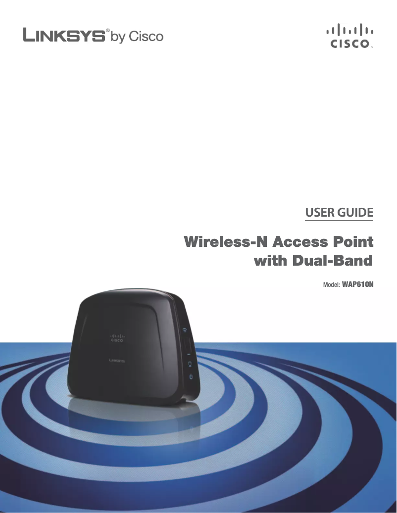 Page 1 of the manual User Manual Linksys WAP610N