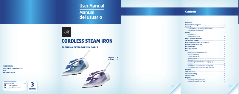 Page 1 of the manual User Manual Easy Home GT-SlC-04-US