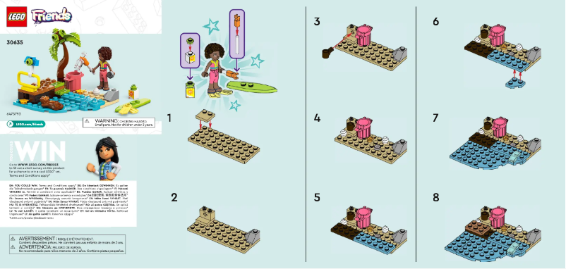 Page 1 of the manual User Manual Lego Friends 30635