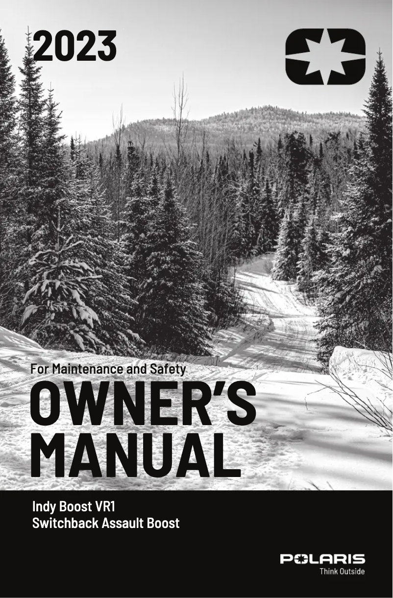 First page image of the manual for Patriot Boost INDY VR1 (2023)