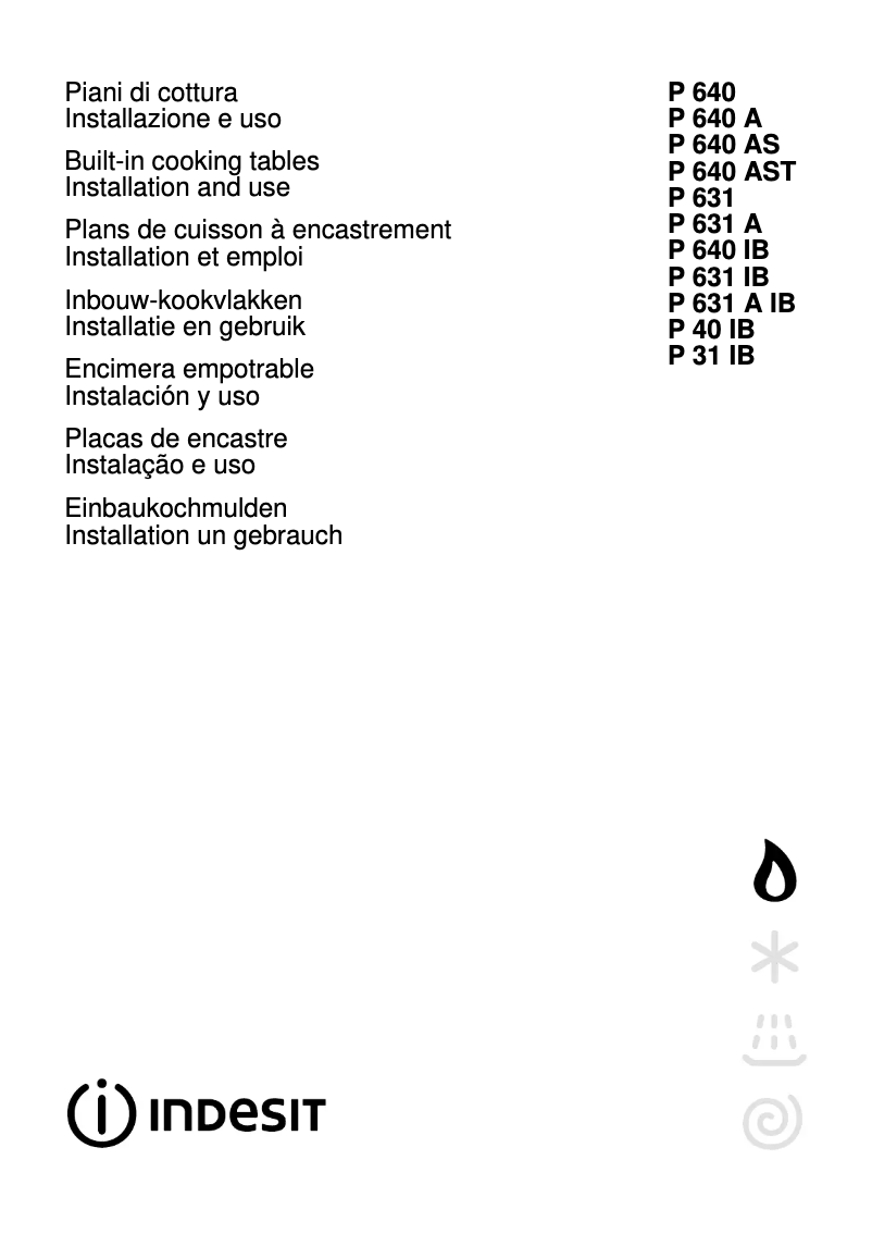 First page image of the manual for P 640 A (AN) R
