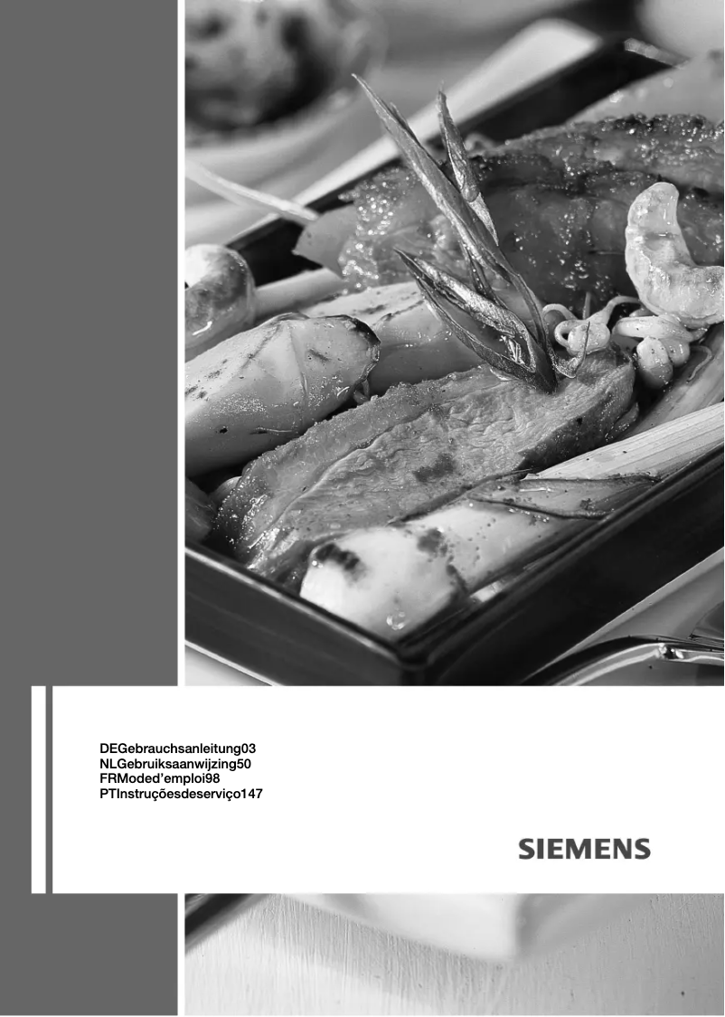 Page 1 of the manual Instruction Manual Siemens HB23AB520E