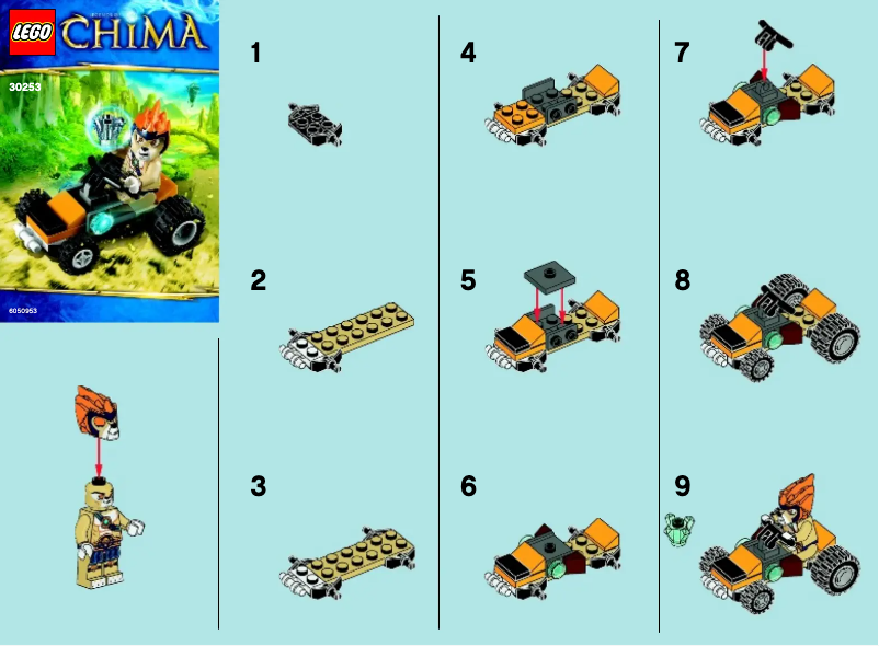 Page 1 of the manual User Manual Lego Leonidas. Jungle Dragster