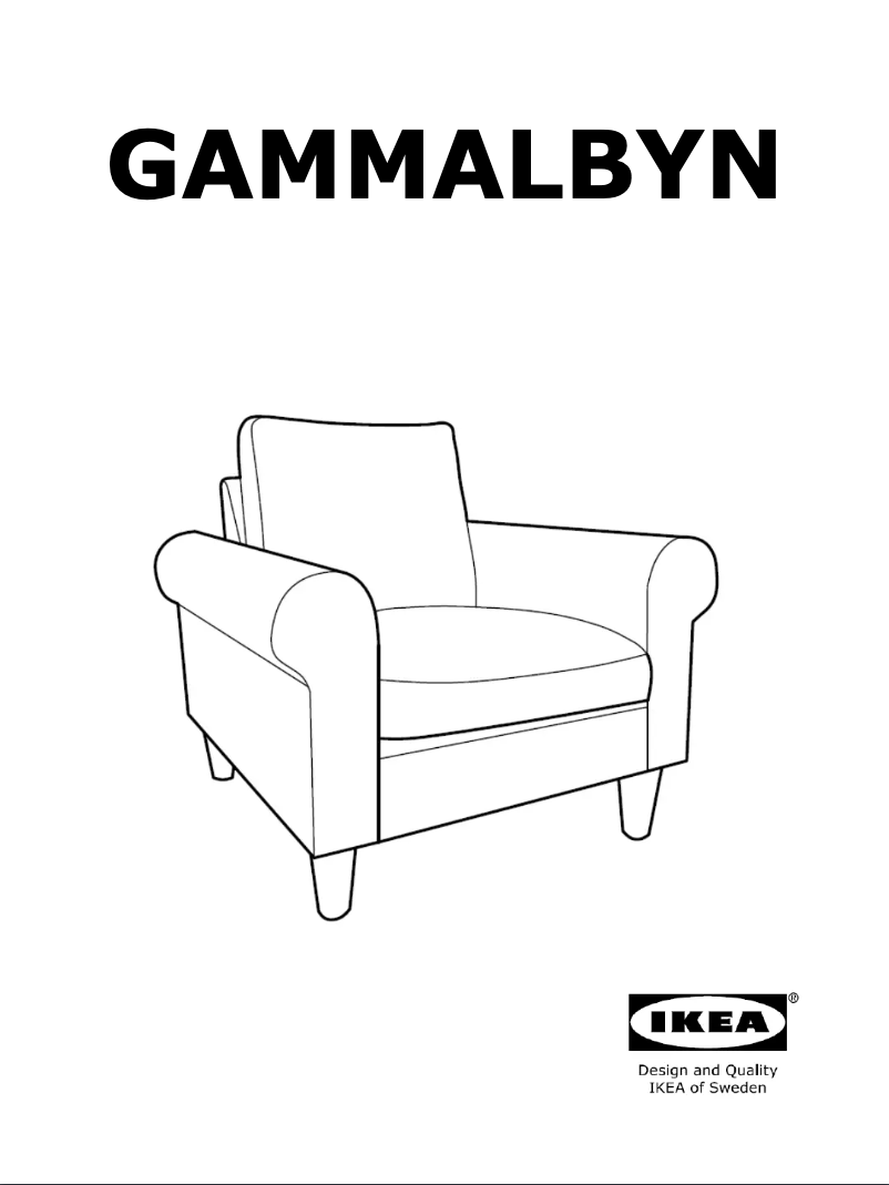 First page image of the manual for GAMMALBYN 004.732.59