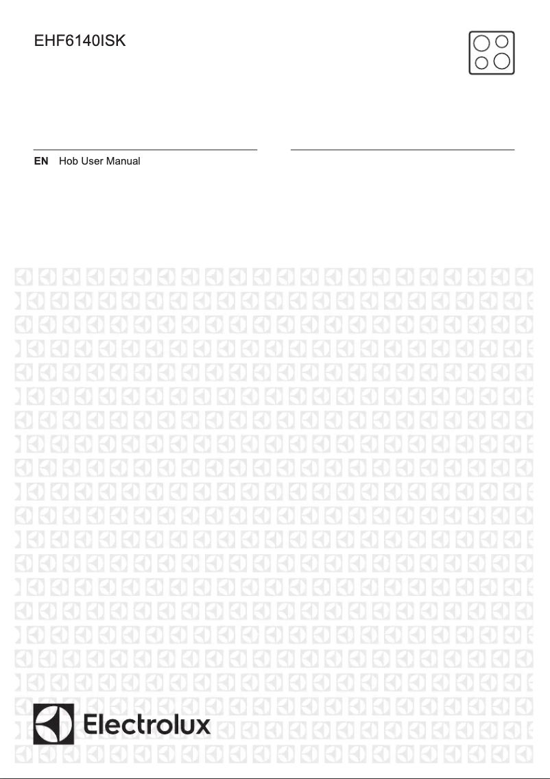 First page image of the manual for EHF6140ISK