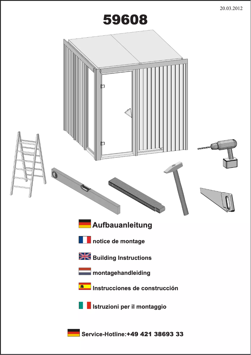 Page 1 de la notice Manuel utilisateur Karibu Helin