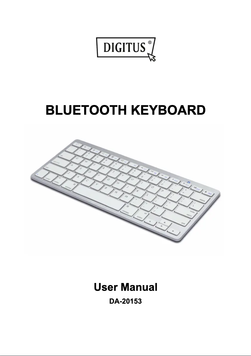 Page 1 of the manual User Manual Digitus DA-20153