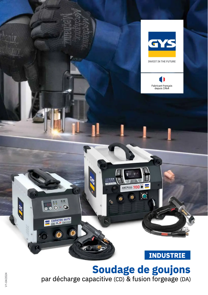 Page 1 of the manual Brochure GYS Arcpull 350