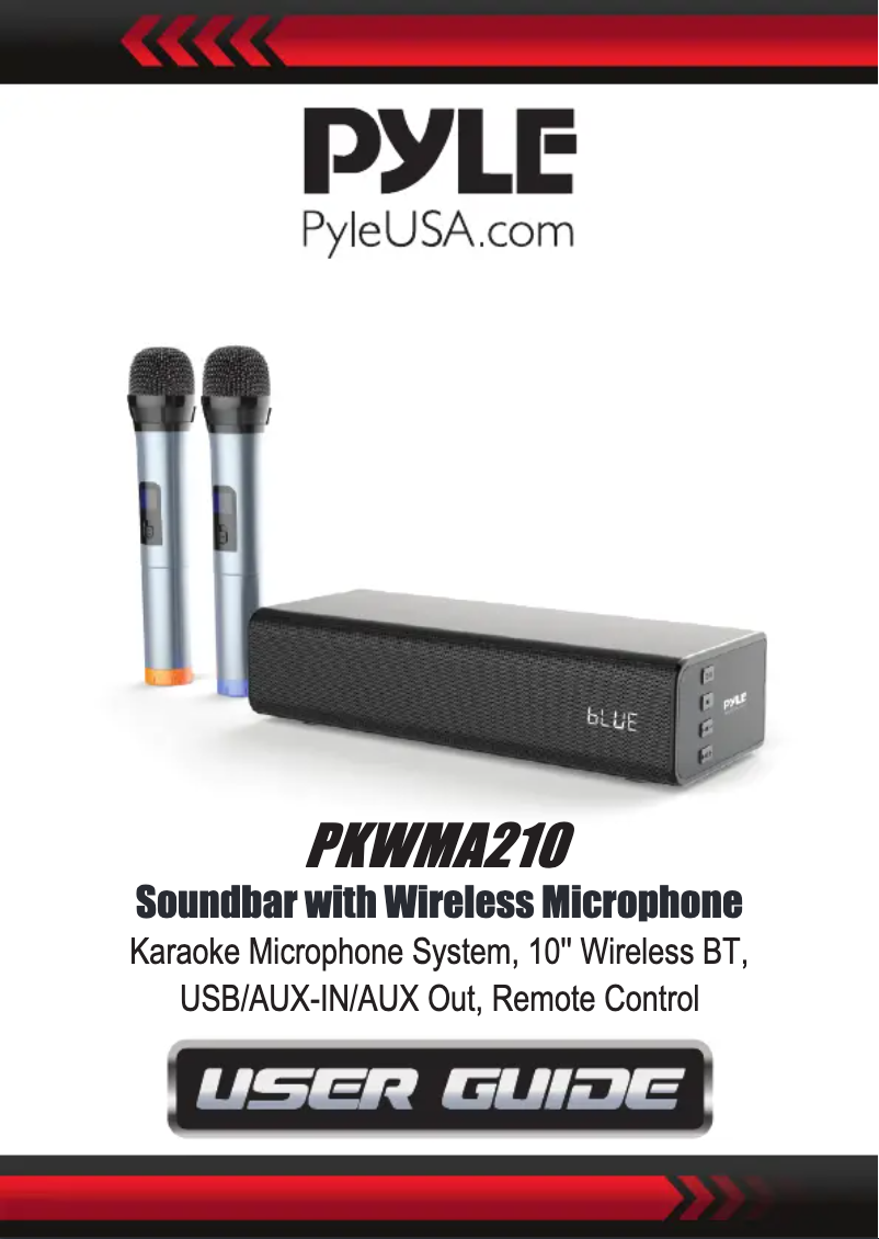 First page image of the manual for PKWMA210