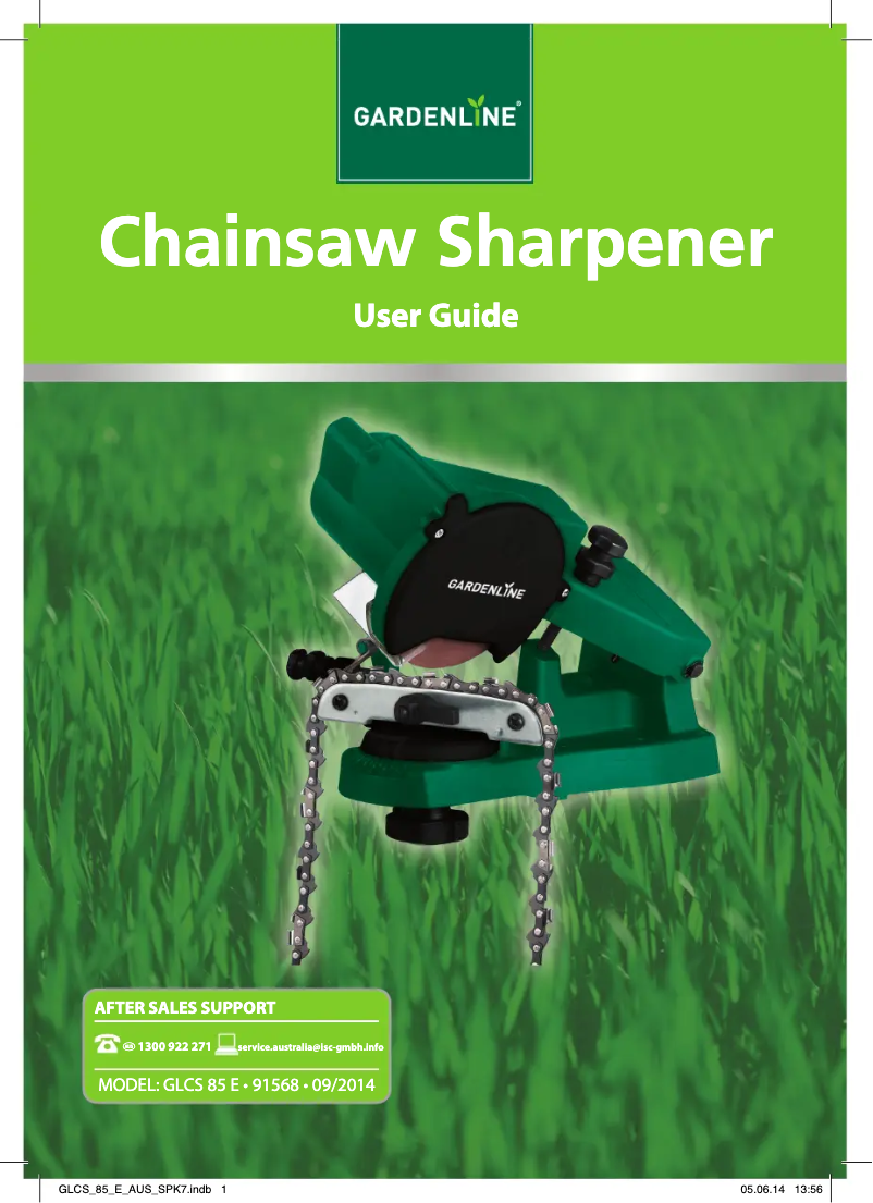 First page image of the manual for GLCS 85 E