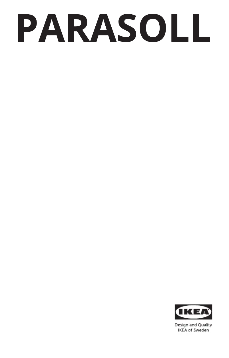 First page image of the manual for PARASOLL 705.043.18