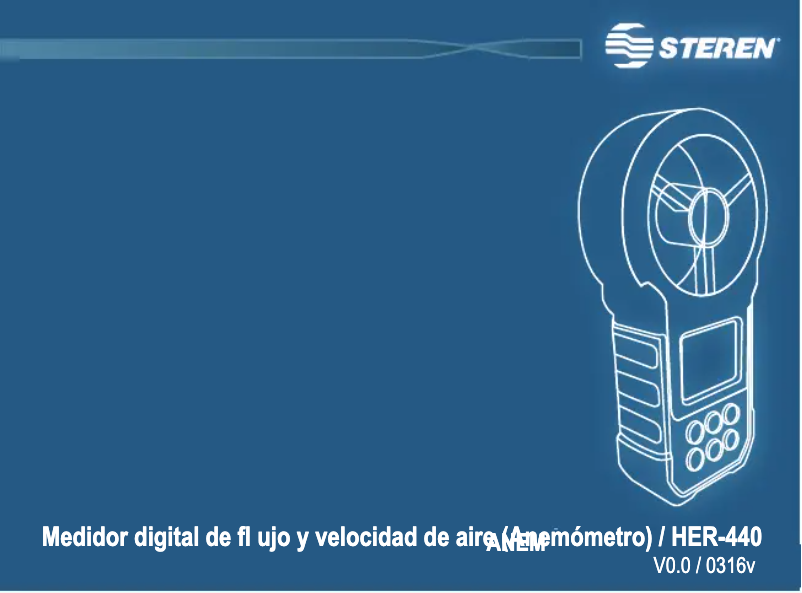 First page image of the manual for HER-440