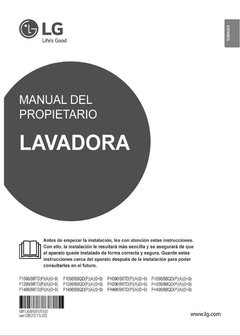 Page 1 of the manual User Manual LG FH296TD7