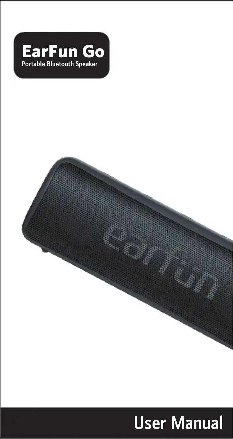 Page 1 of the manual User Manual EarFun Go