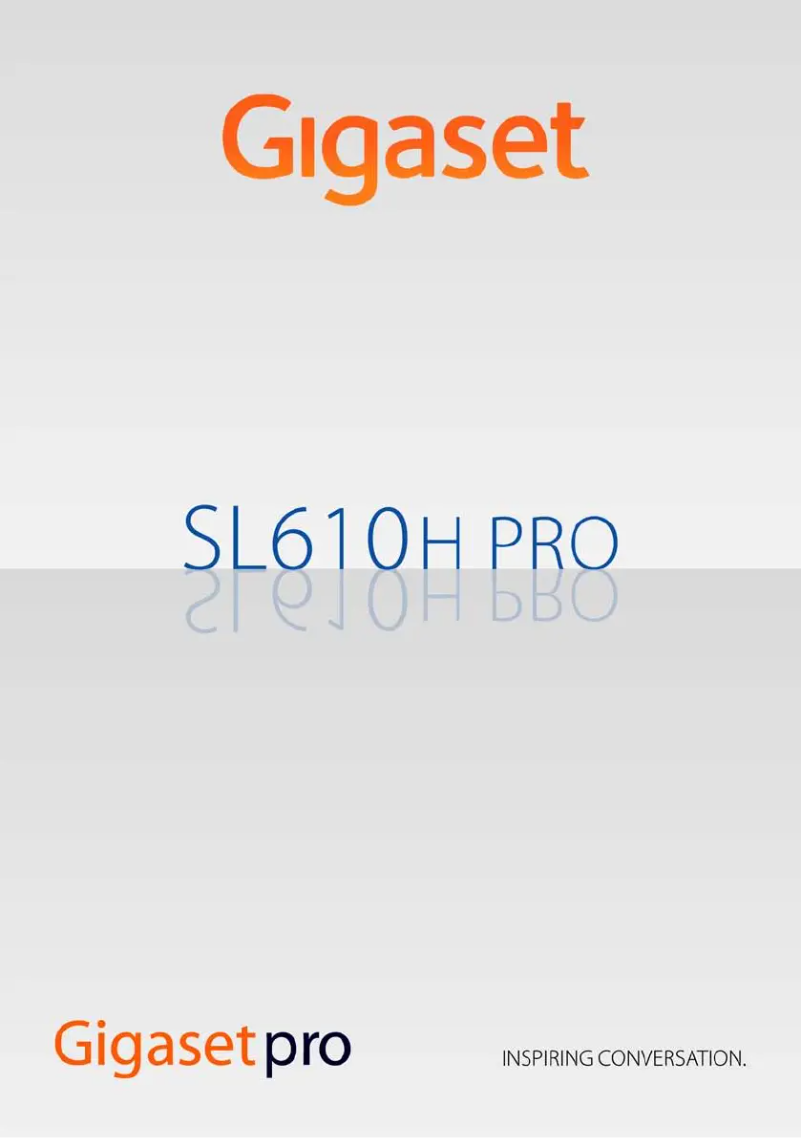 First page image of the manual for SL610H PRO