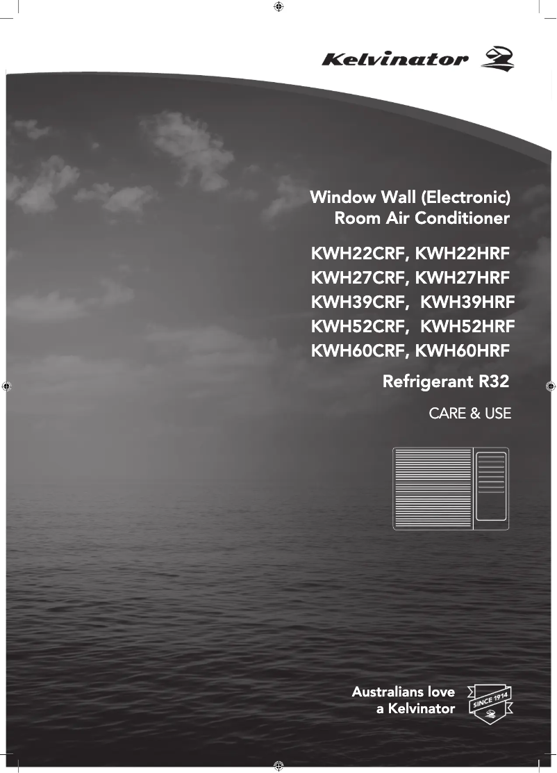 First page image of the manual for KWH27CRF