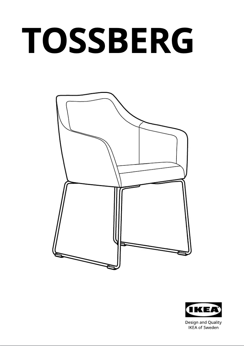 First page image of the manual for TOSSBERG 104.336.49