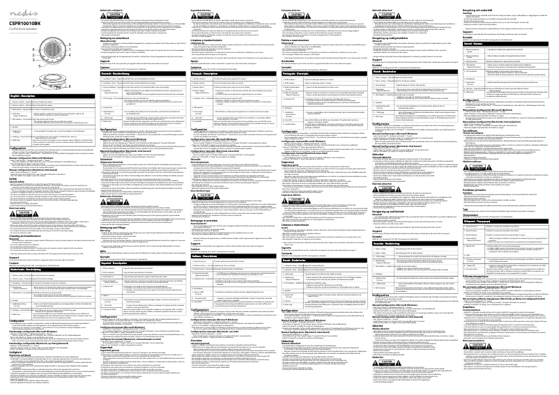 First page image of the manual for CSPR10010BK