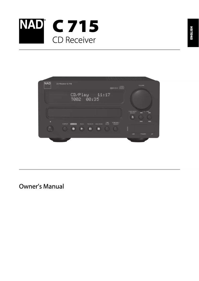 First page image of the manual for C715