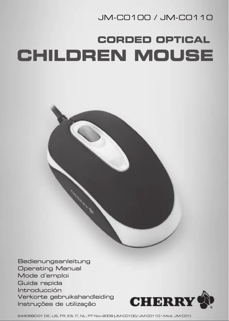 First page image of the manual for JM-C0100