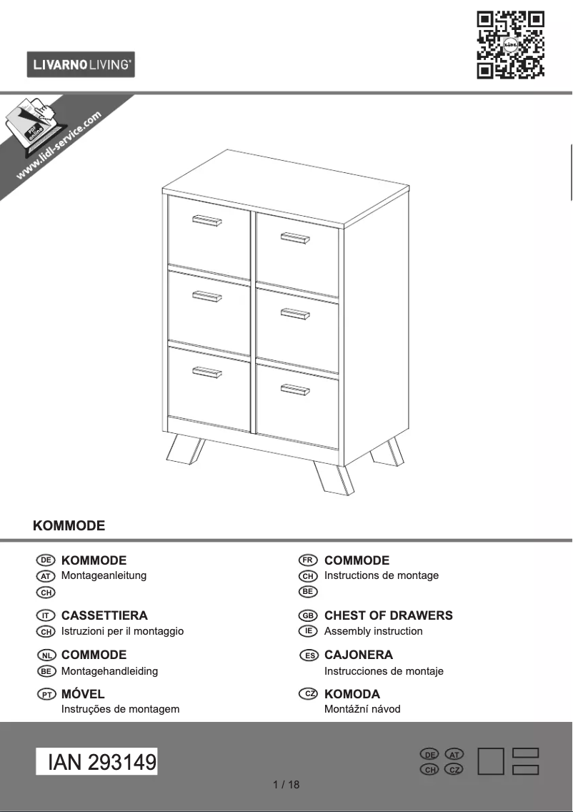 Page 1 of the manual User Manual Livarno Lux IAN 293149