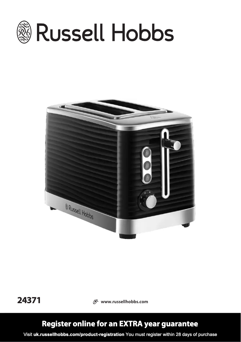 Page 1 of the manual User Manual Russell Hobbs Inspire 24371