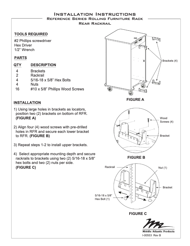 Page 1 of the manual User Manual Middle Atlantic RFR-ERRK-20