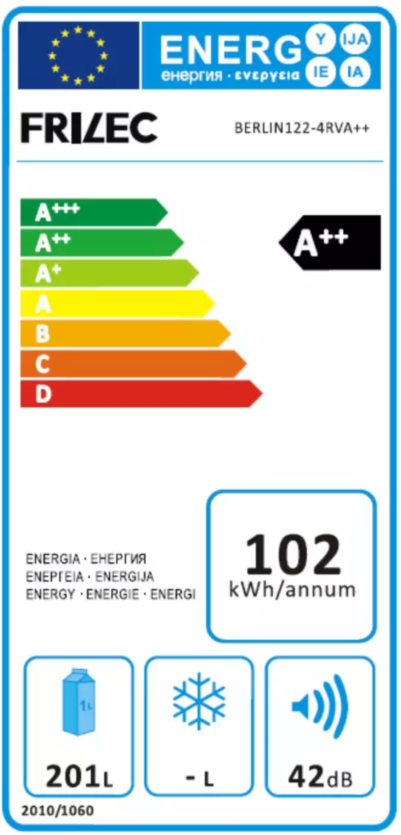 Page 1 of the manual User Manual Frilec BERLIN122-4RVA++