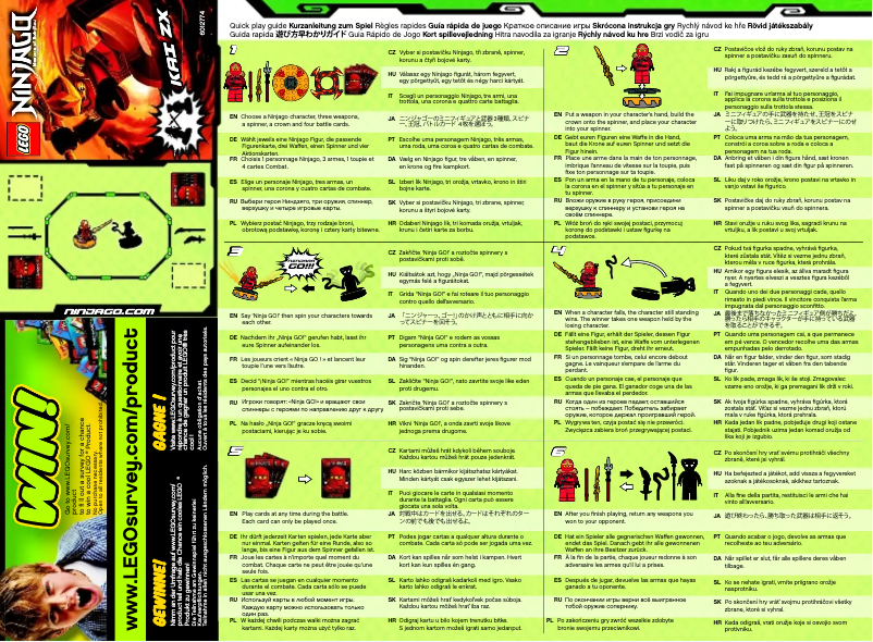 Page 1 of the manual User Manual Lego Kai ZX