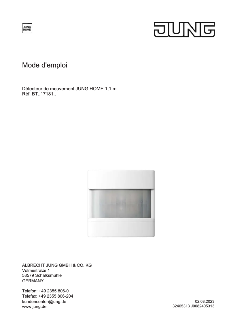 First page image of the manual for BTLC17181246