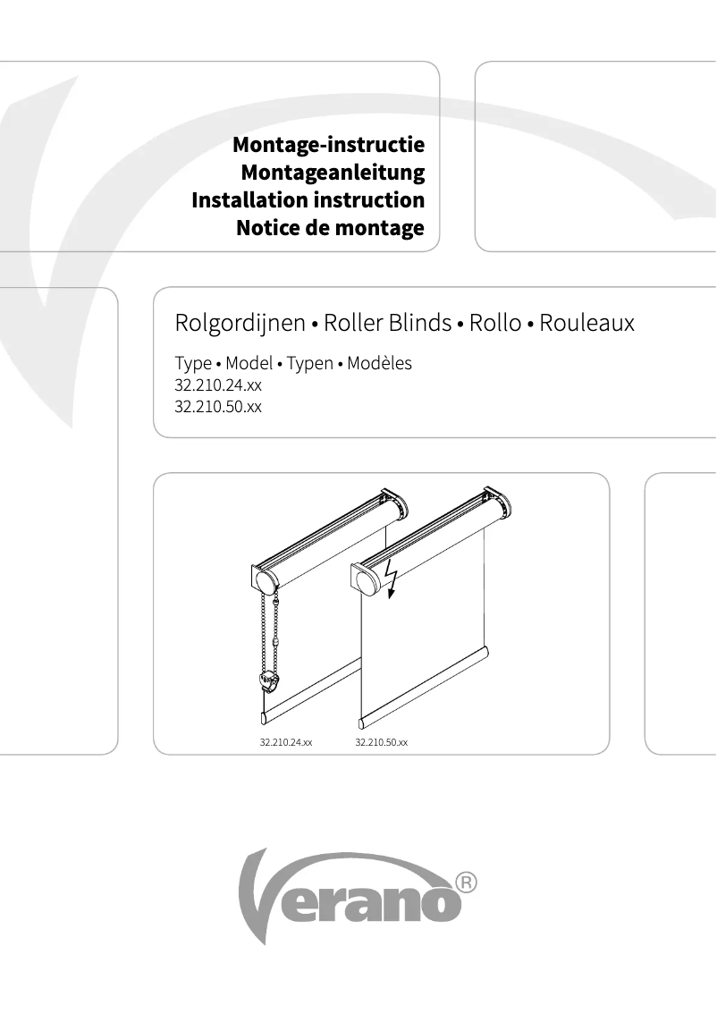 First page image of the manual for Standard 210