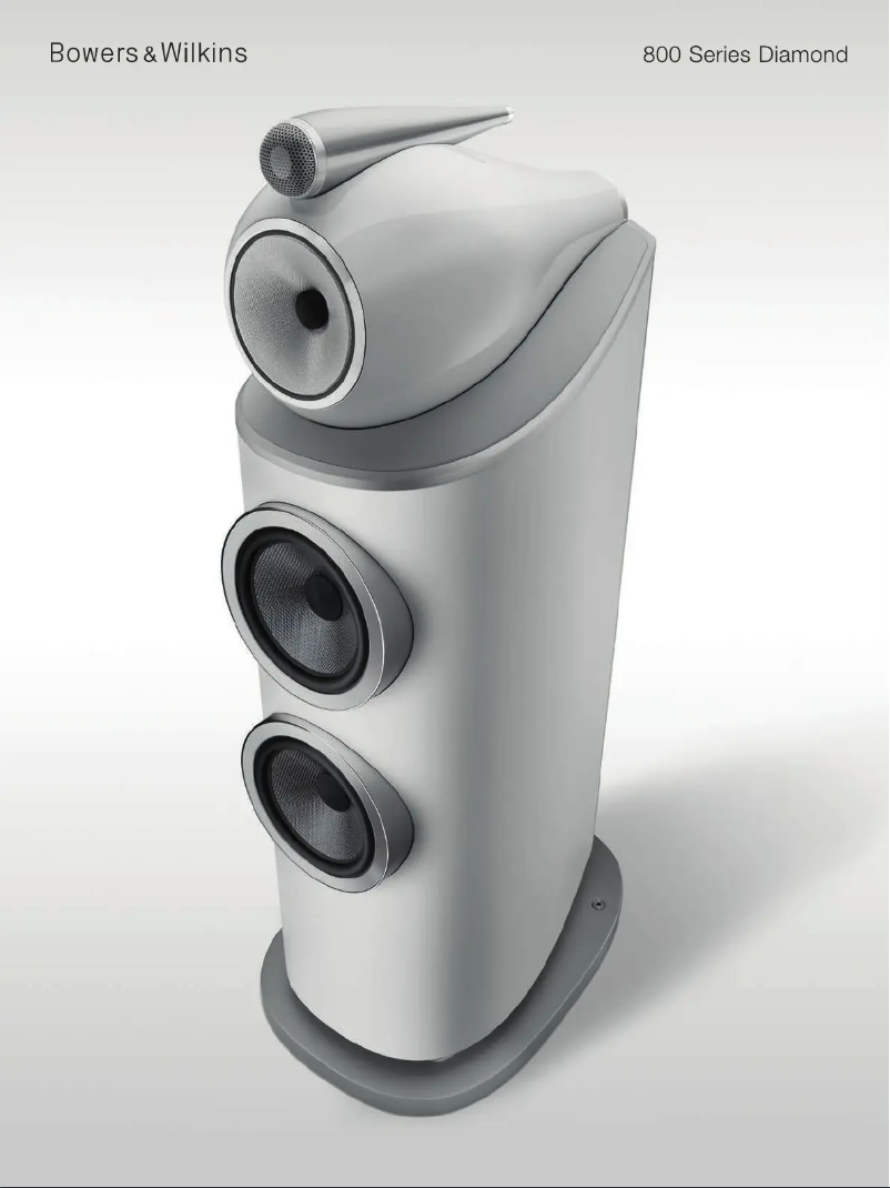 Page 1 of the manual Brochure Bowers & Wilkins Nautilus 800