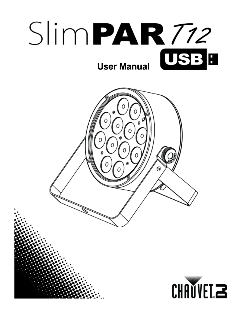 First page image of the manual for SlimPACK T12 USB