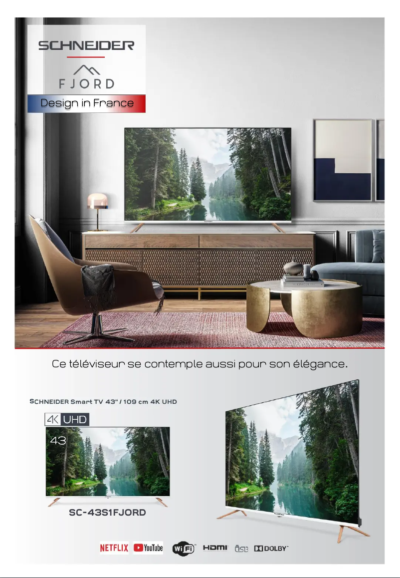 First page image of the manual for SC-43S1FJORD