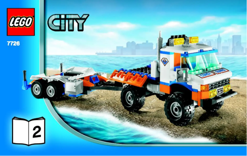 Page 1 of the manual User Manual Lego Coast Guard Truck with Speed Boat