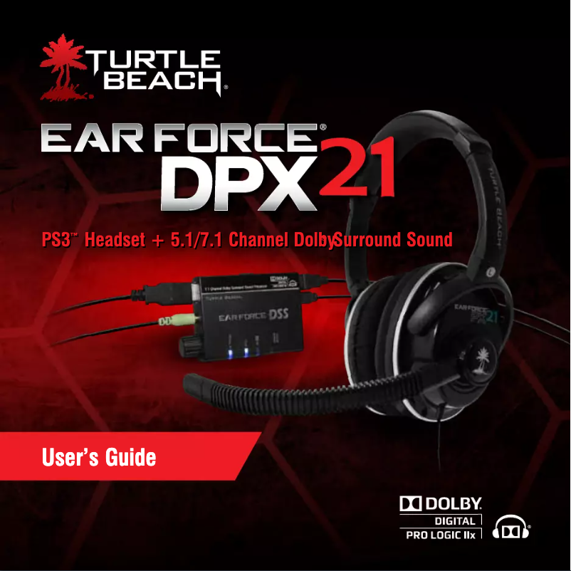 First page image of the manual for Ear Force DPX21