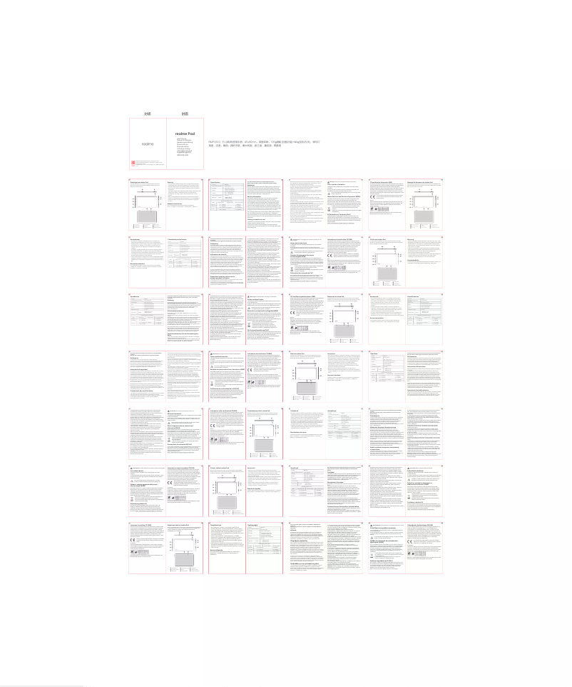 Page 1 of the manual User Manual Realme RMP2103